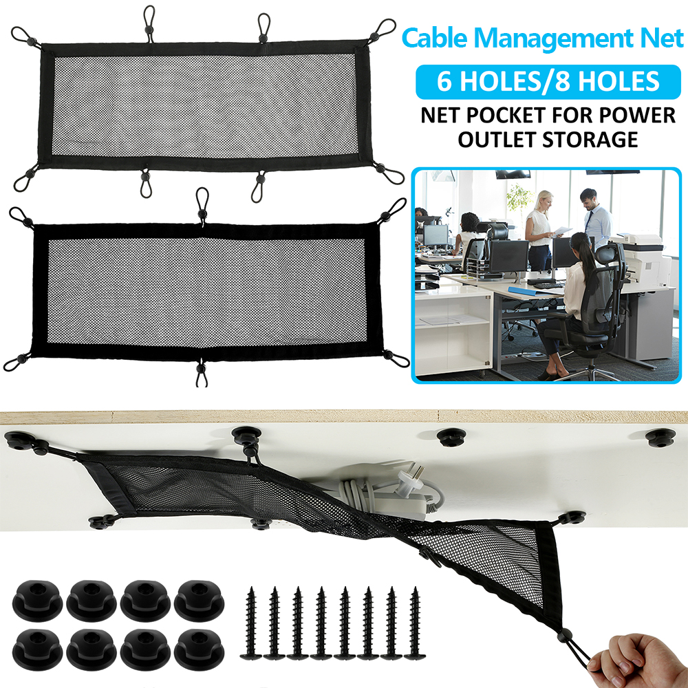 Desk Drawer Unit - Cable Management Net Large Capacity Wire