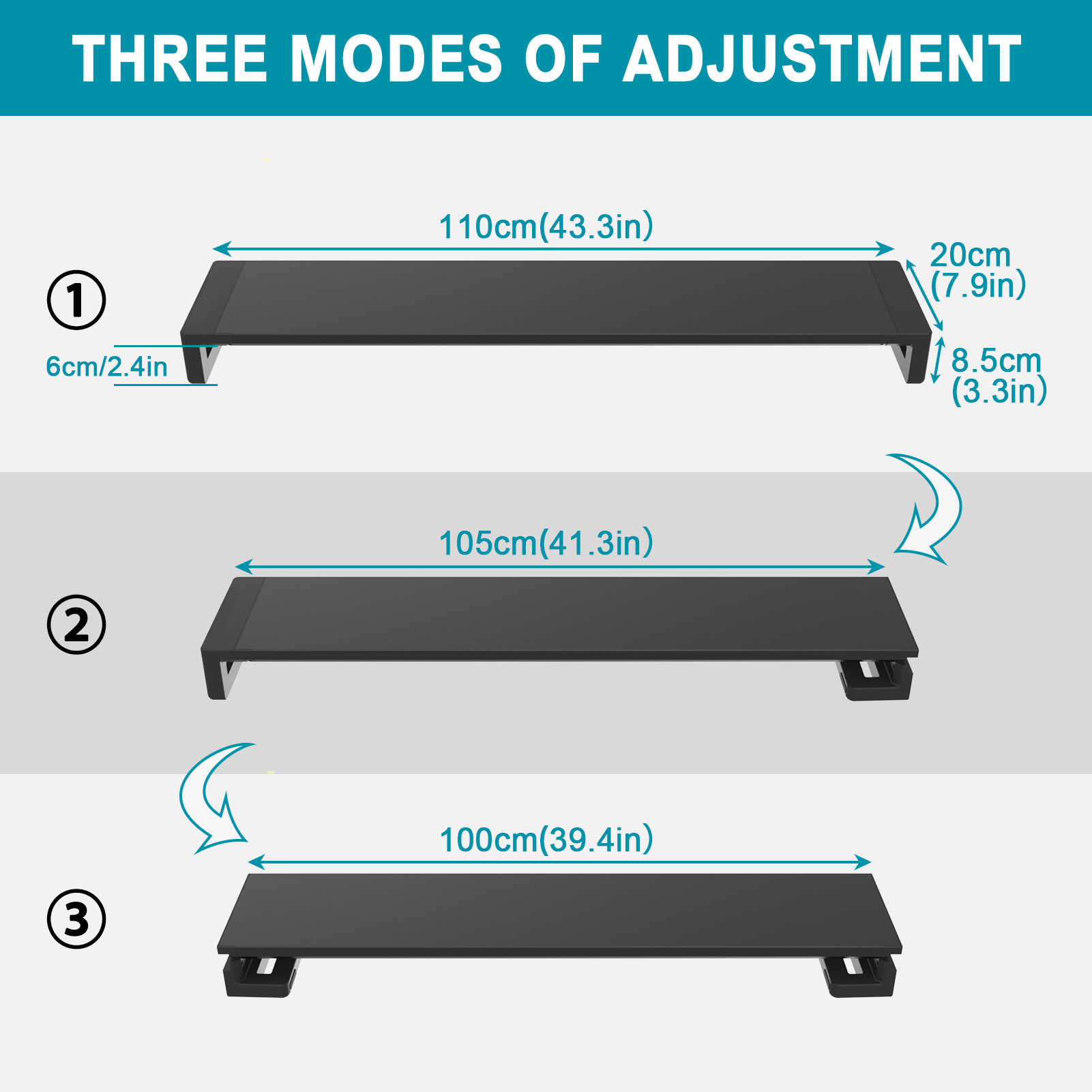 Dual Monitor Stand Riser, Exte - Dual Monitor Desk Setup avis et prix