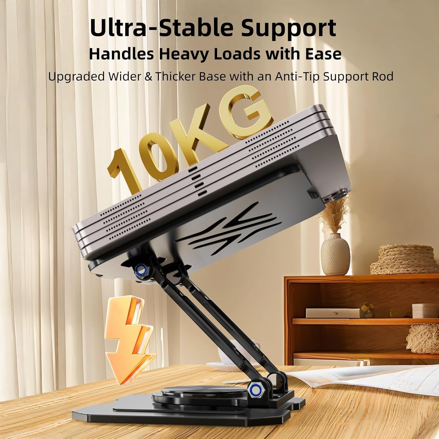 Adjustable Rotatable Dual Rod  - Dual Monitor Desk Setup avis et prix
