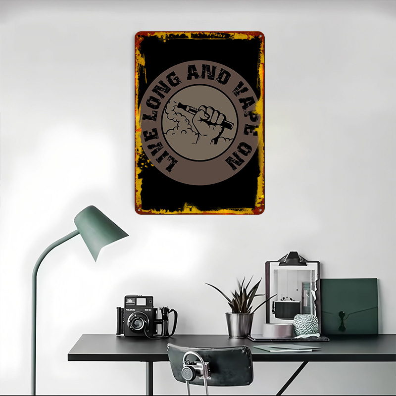 Vape Design For Ecig Tinplate  - Desk Setup Poster avis et prix