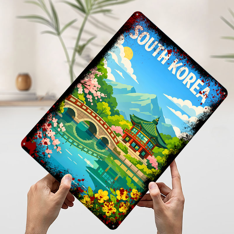 South Korea Travel Poster Cust - Desk Setup Poster avis et prix