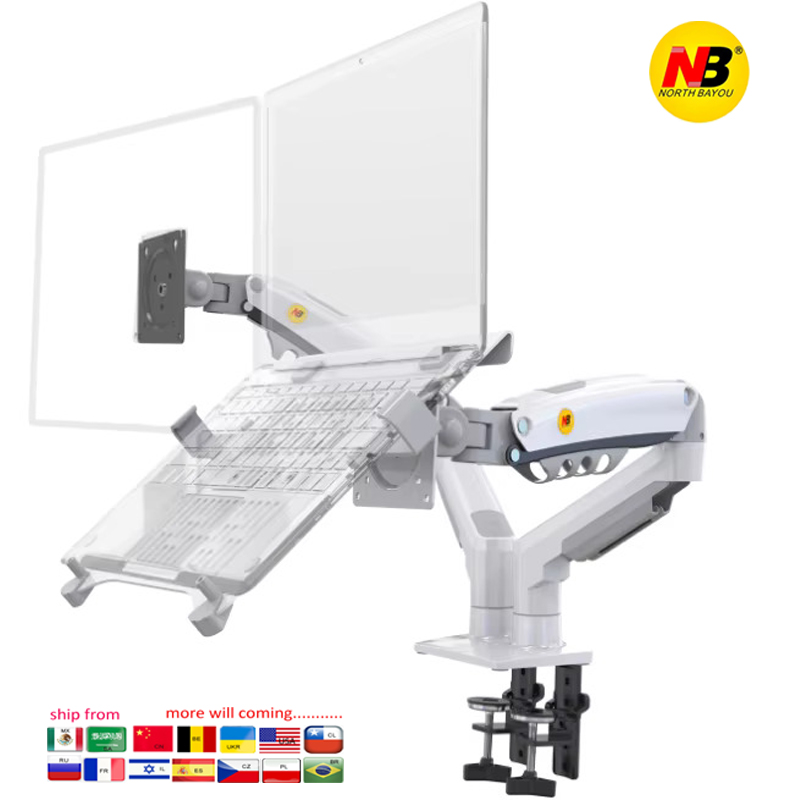 Desktop NB F160 + FP-2 Gas Spr - Dual Monitor Desk Setup avis et prix