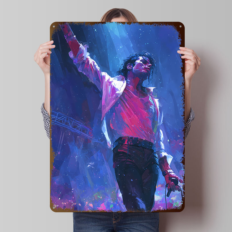Michael Jackson on Stage Poste - Desk Setup Poster avis et prix