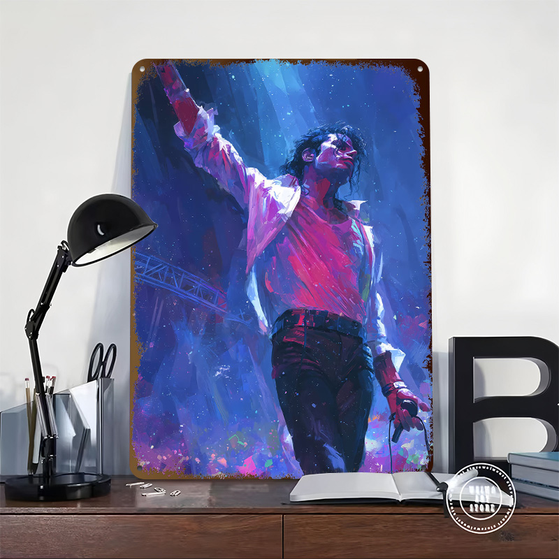 Michael Jackson on Stage Poste - Desk Setup Poster avis et prix