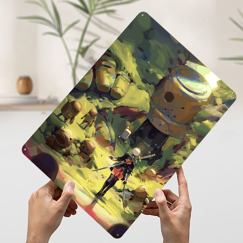 Nier Automata: 2B in Forest Me - Desk Setup Poster avis et prix