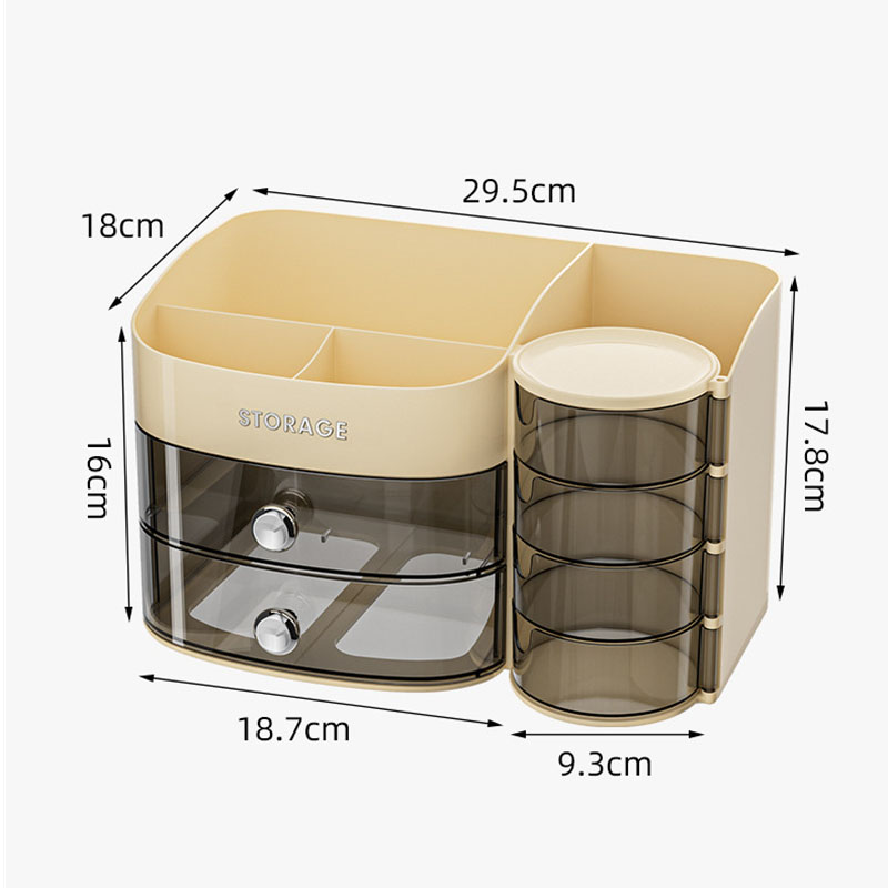 360 Degree Rotating Makeup Bru - Desk Drawer Unit avis et prix