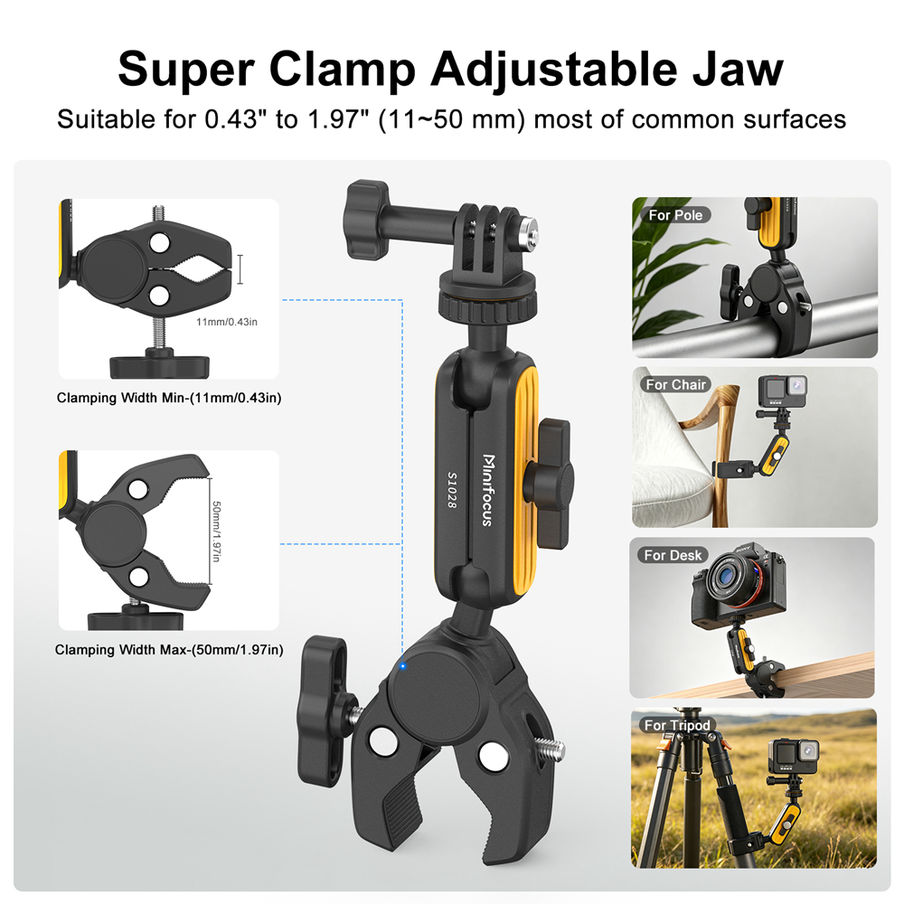 Super Clamp with 360° Dual Bal - Monitor Arm Clamp avis et prix