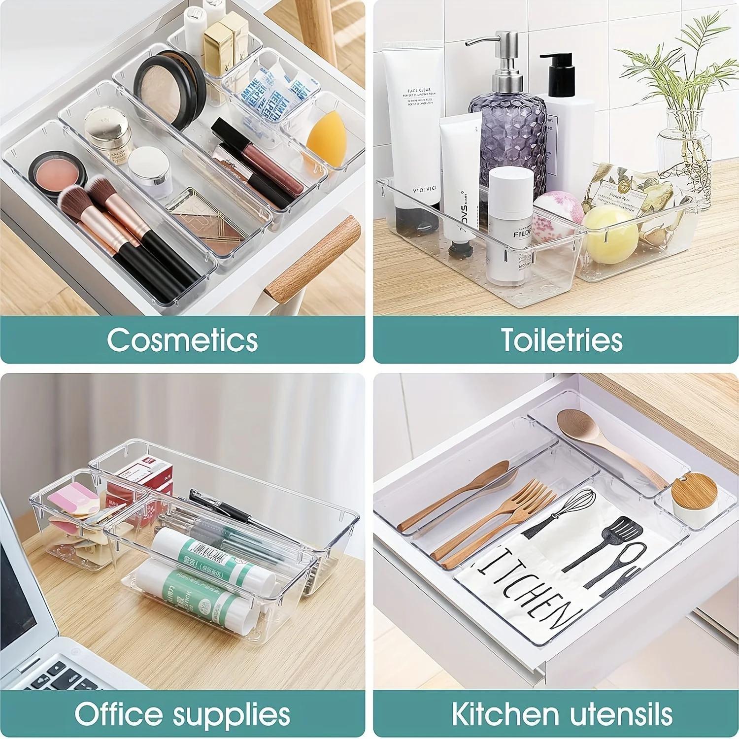 6/9/12Pack Drawer Organizers C - Desk Drawer Unit avis et prix