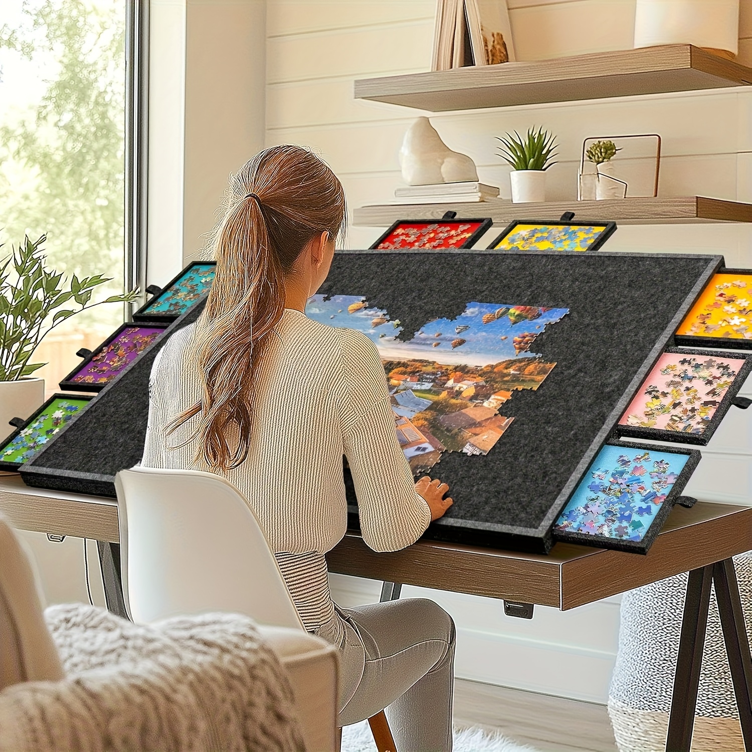 1 Set Space-Saving Puzzle Stor - Desk Drawer Unit avis et prix