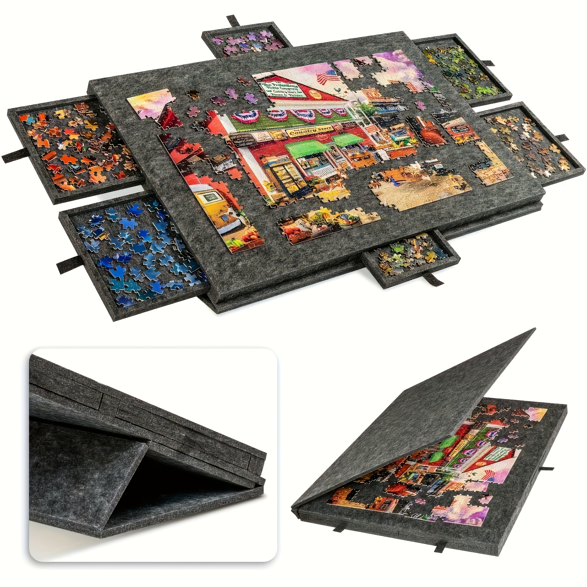 1 Set Space-Saving Puzzle Stor - Desk Drawer Unit avis et prix