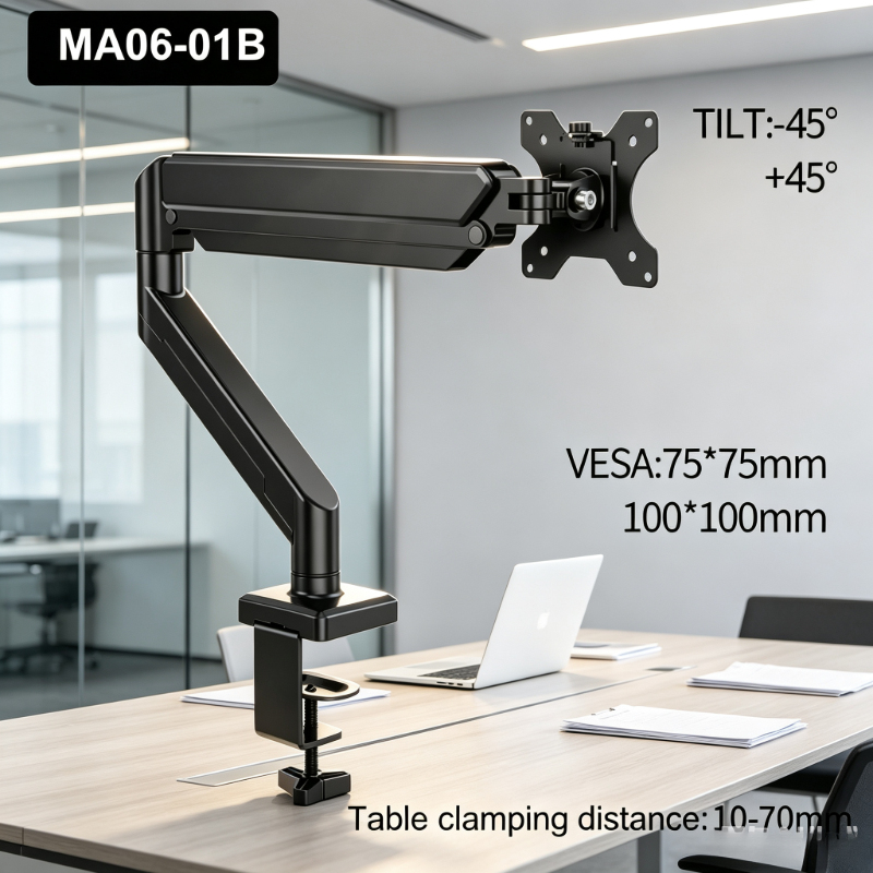 Adjustable Height Dual Mount D - Dual Monitor Desk Setup avis et prix