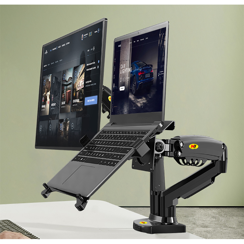 Desktop NB F160 + FP-2 Gas Spr - Dual Monitor Desk Setup avis et prix