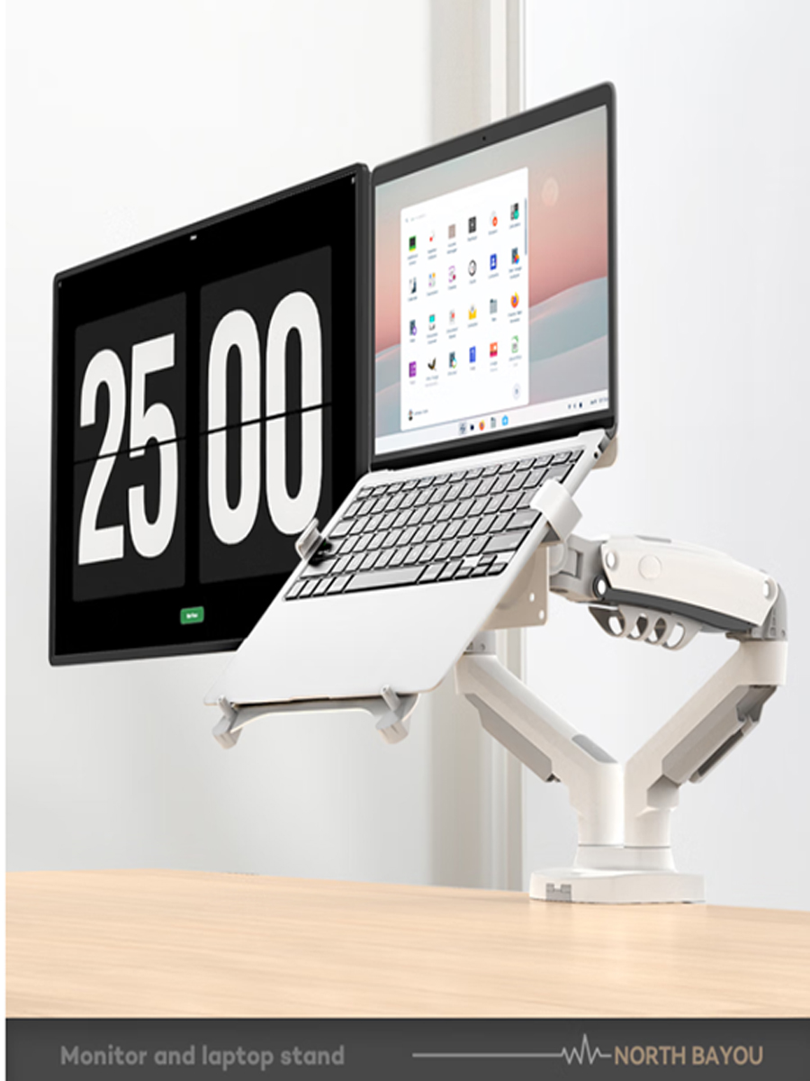 Desktop NB F160 + FP-2 Gas Spr - Dual Monitor Desk Setup avis et prix