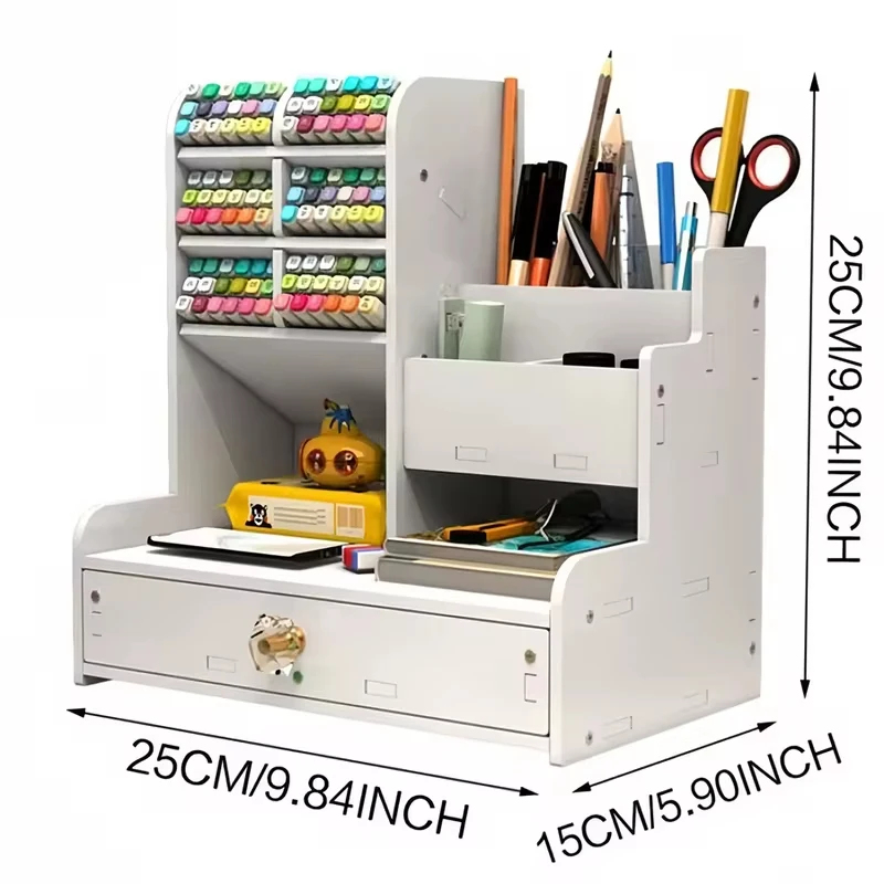 White 10-Grid Stationery Stora - Desk Drawer Unit avis et prix