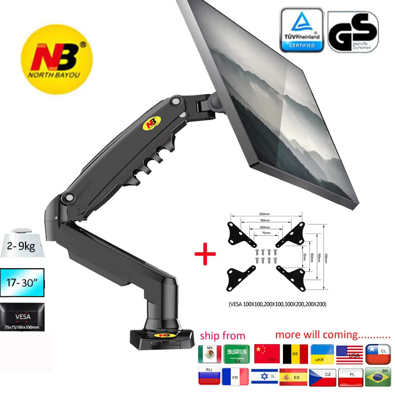 NEW NB F80 17-30' Desktop LED  - Dual Monitor Desk Setup avis et prix