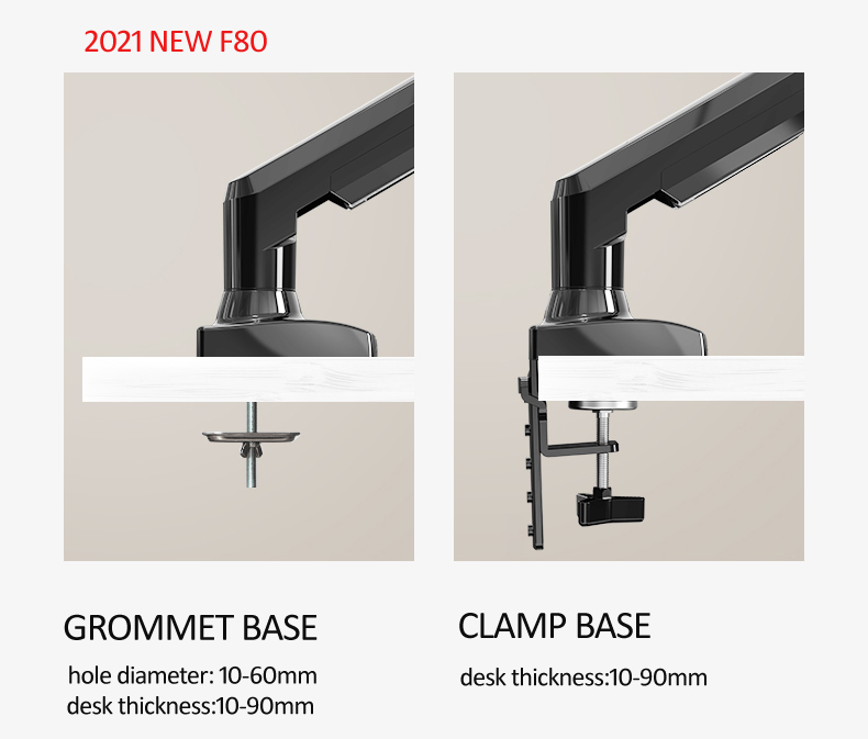 NEW NB F80 17-30' Desktop LED  - Dual Monitor Desk Setup avis et prix