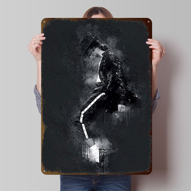 Michael Jackson Tinplate Poste - Desk Setup Poster avis et prix