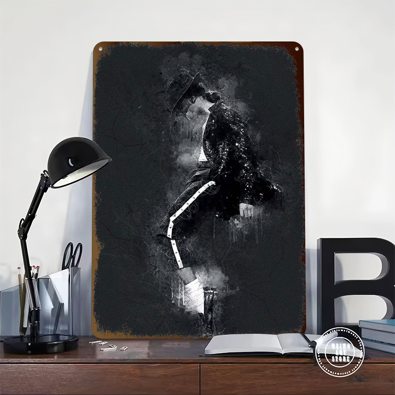 Michael Jackson Tinplate Poste - Desk Setup Poster avis et prix