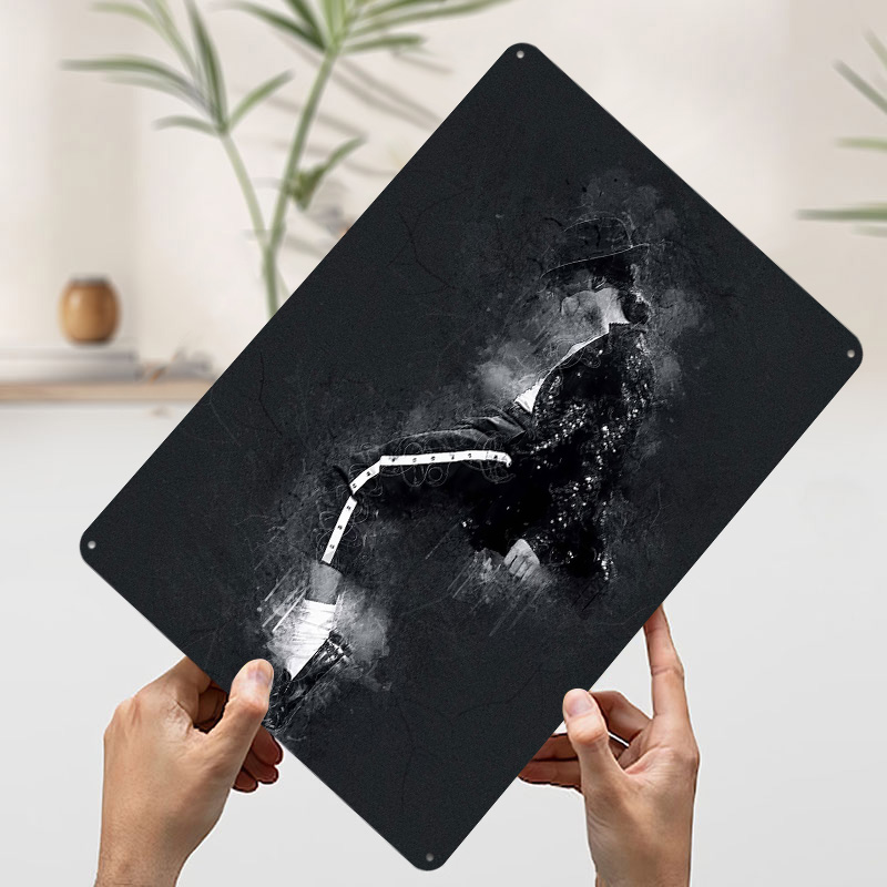 Michael Jackson Tinplate Poste - Desk Setup Poster avis et prix