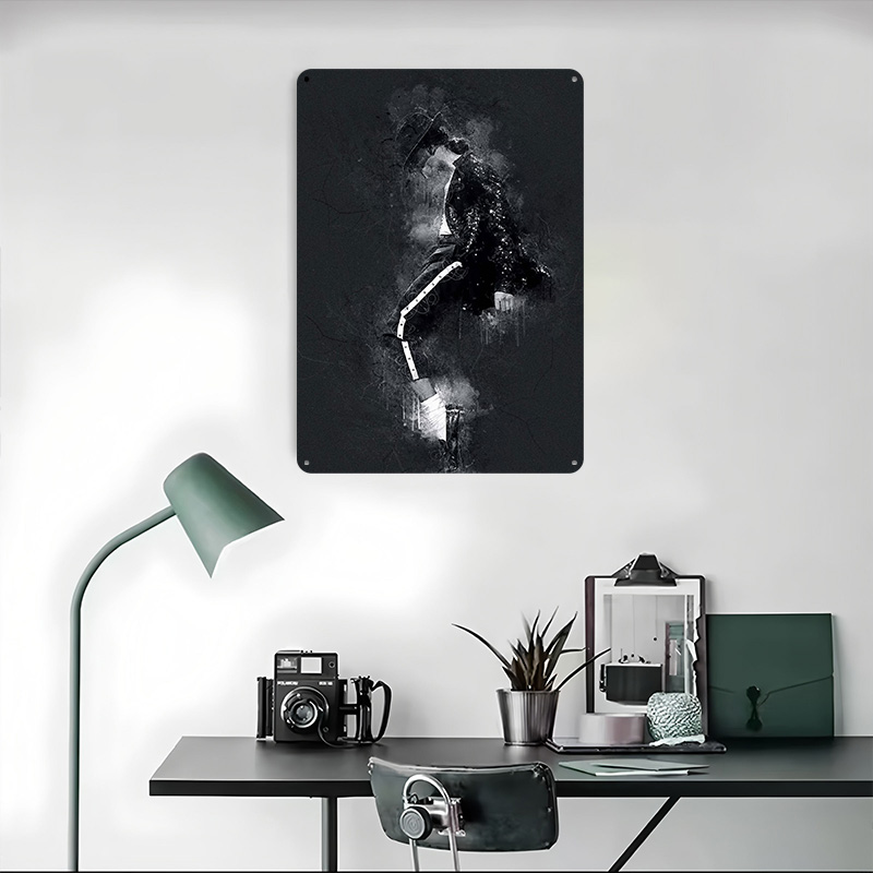 Michael Jackson Tinplate Poste - Desk Setup Poster avis et prix