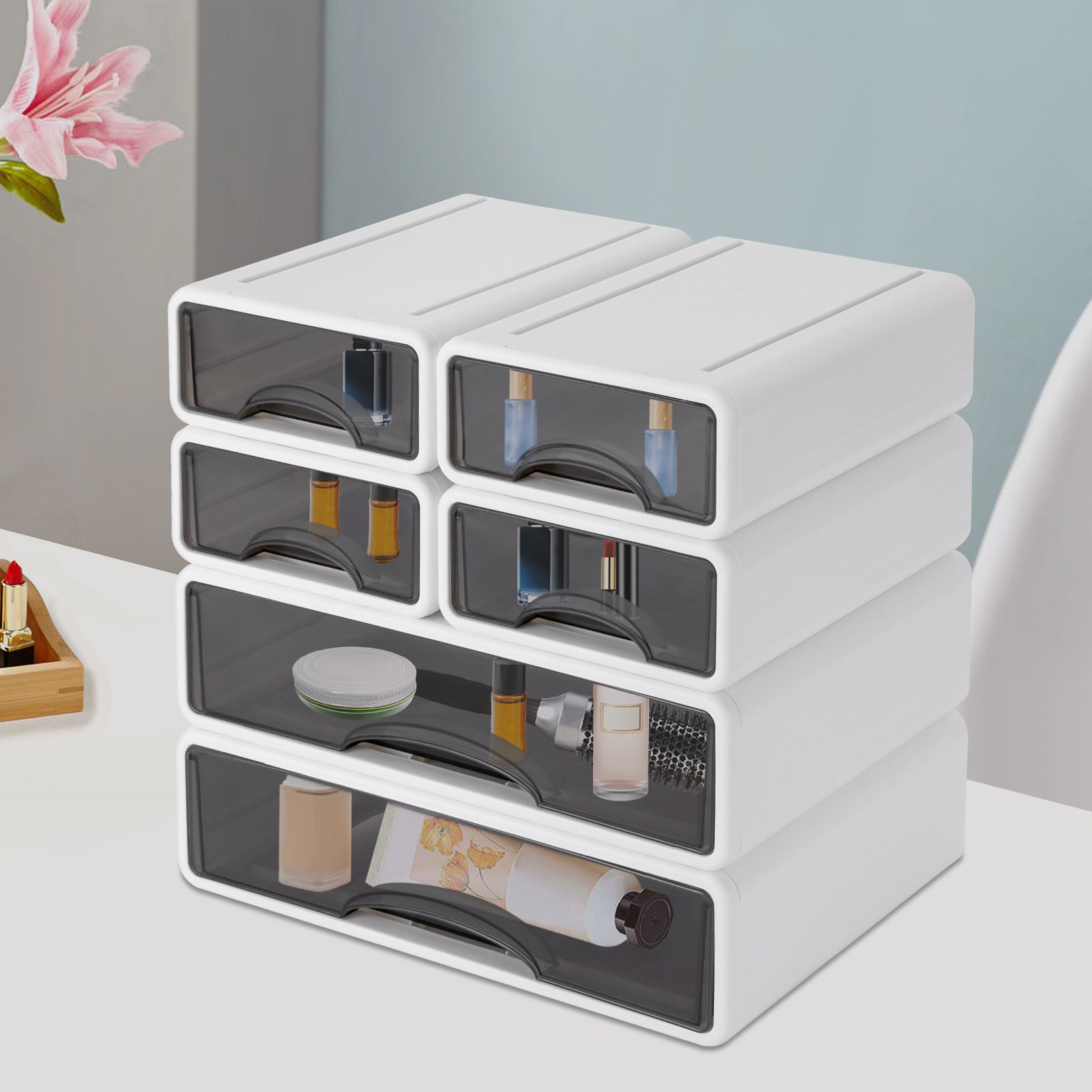 PP Rectangular Desktop Storage - Desk Drawer Unit avis et prix