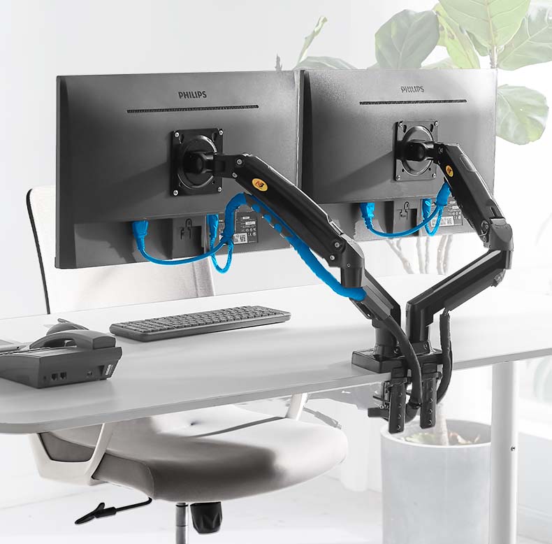 NB NEW A5C F160 Gas Spring 10' - Dual Monitor Desk Setup avis et prix