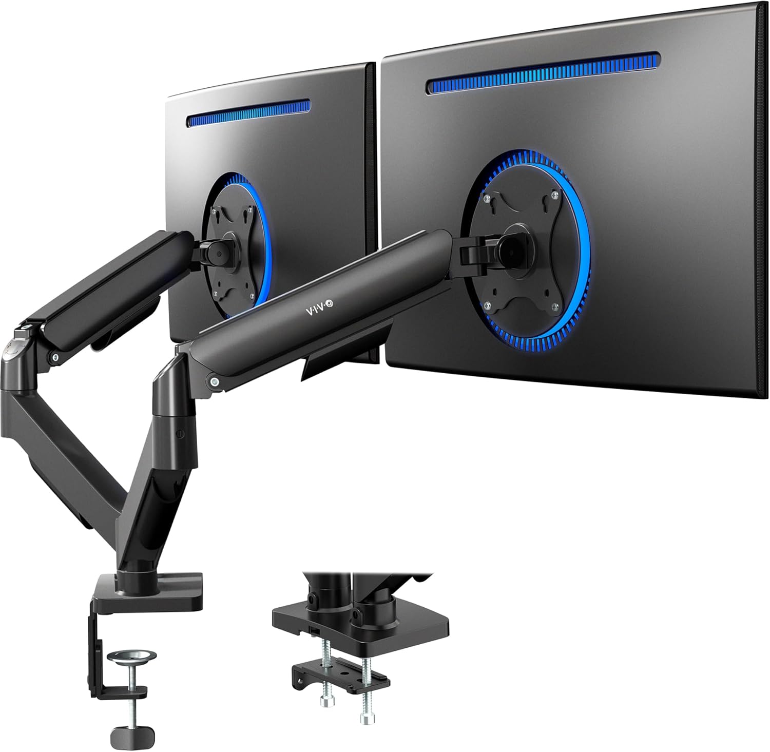 Dual Monitor Stand, Fully Adju - Dual Monitor Desk Setup avis et prix