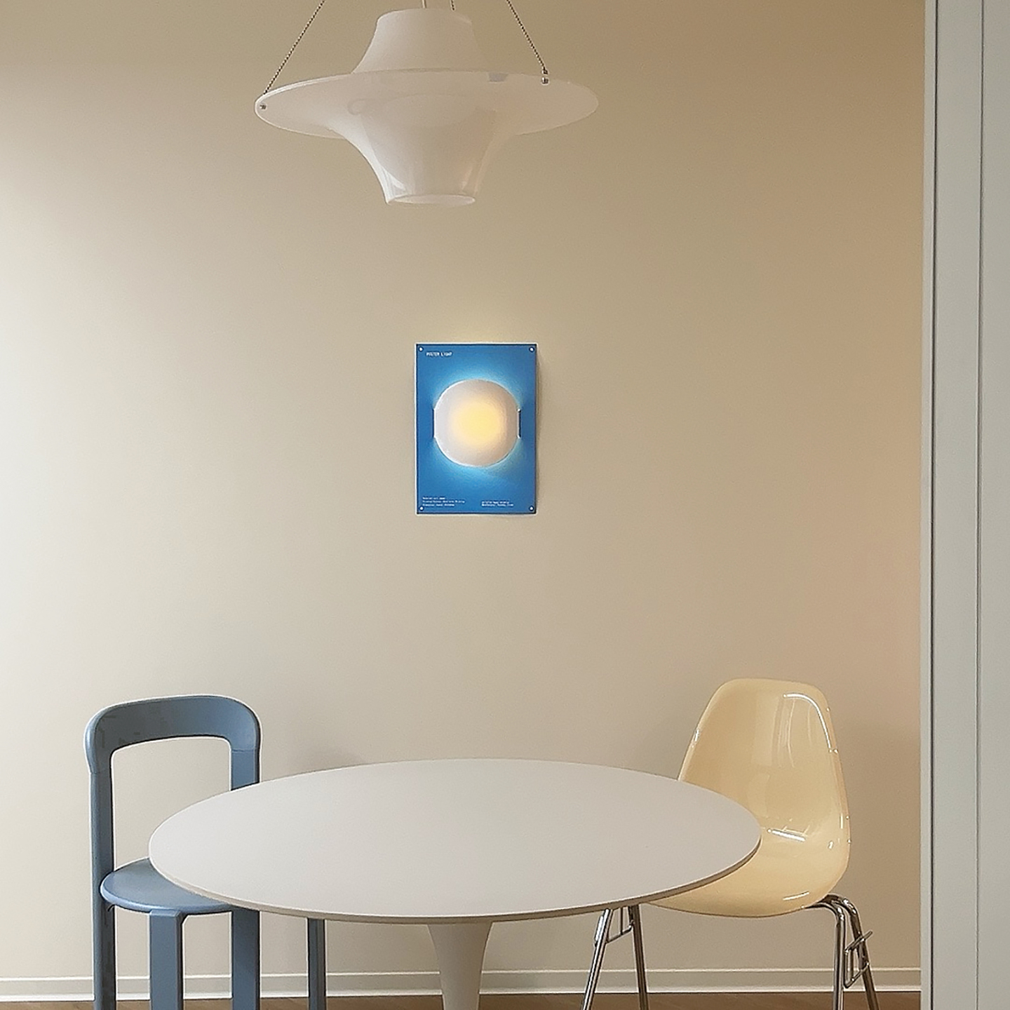 Illustration Poster Night Ligh - Desk Setup Poster avis et prix
