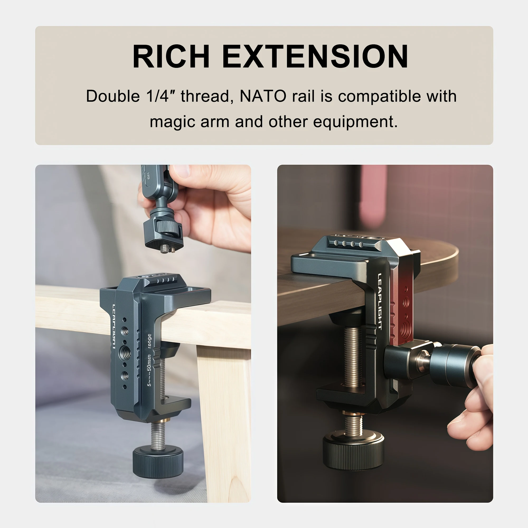 Photography C Clamp Aluminum T - Monitor Arm Clamp avis et prix
