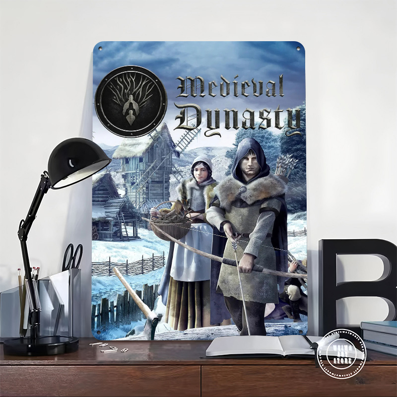 Medieval Dynasty Game Art Meta - Desk Setup Poster avis et prix
