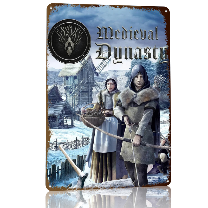 Medieval Dynasty Game Art Meta - Desk Setup Poster avis et prix