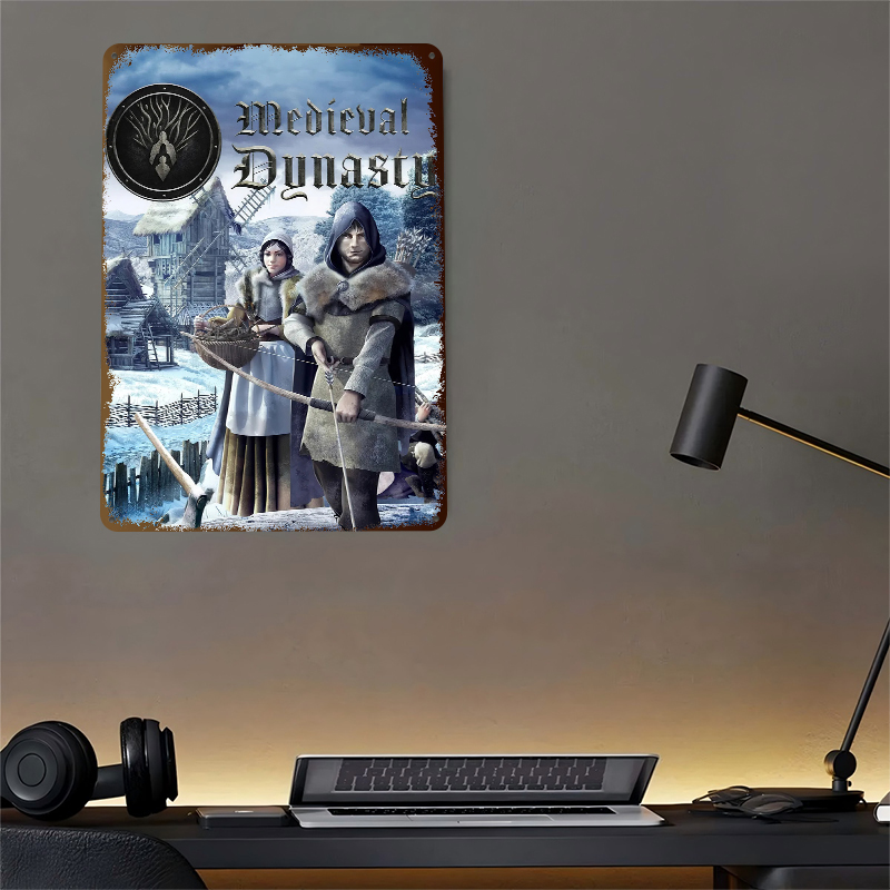 Medieval Dynasty Game Art Meta - Desk Setup Poster avis et prix