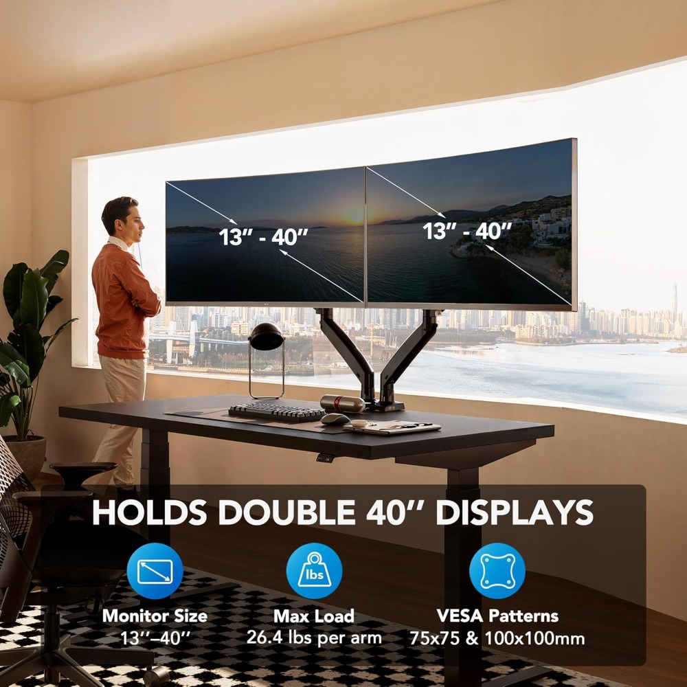 Dual Monitor Stand for 13-40