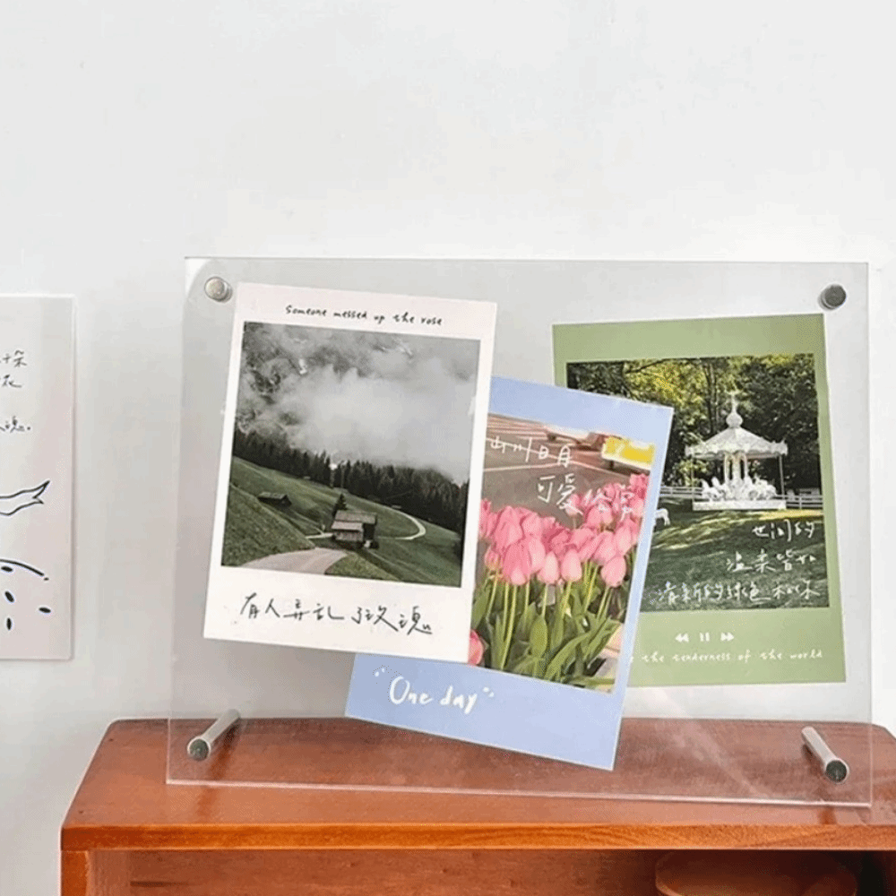 New Transparent Acrylic Photo  - Desk Setup Poster avis et prix