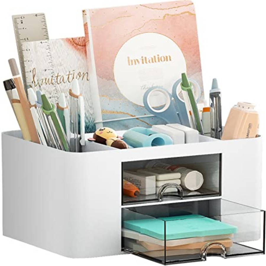 Pen Organizer with 2 Drawer, M - Desk Drawer Unit avis et prix
