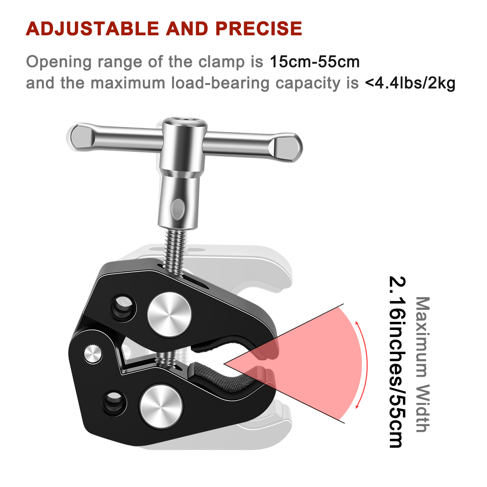 Lanxire Aluminum Crab Clip Sup - Monitor Arm Clamp avis et prix