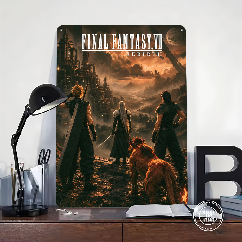 Fantasy VII Rebirth Key Art Pr - Desk Setup Poster avis et prix