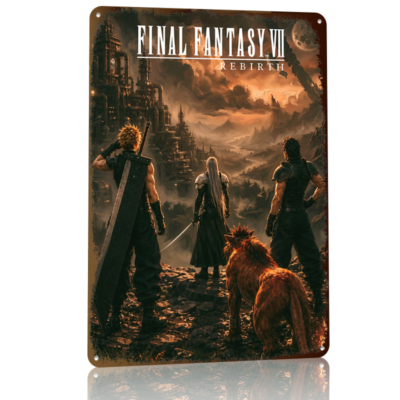 Fantasy VII Rebirth Key Art Pr - Desk Setup Poster avis et prix