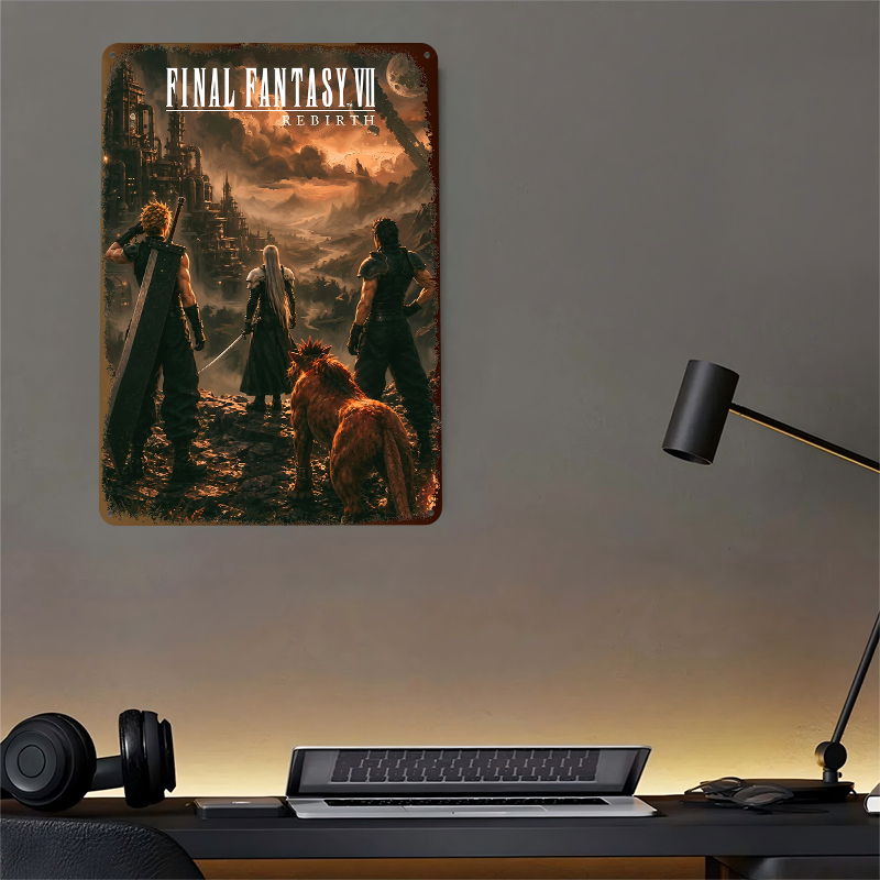 Fantasy VII Rebirth Key Art Pr - Desk Setup Poster avis et prix