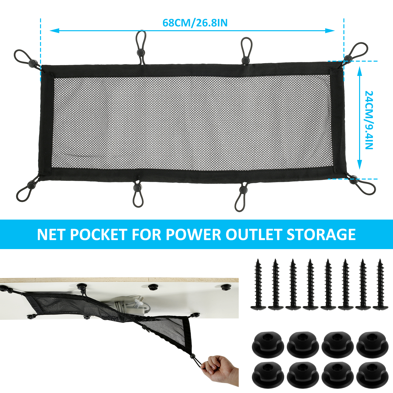 Cable Management Net Large Cap - Desk Drawer Unit avis et prix