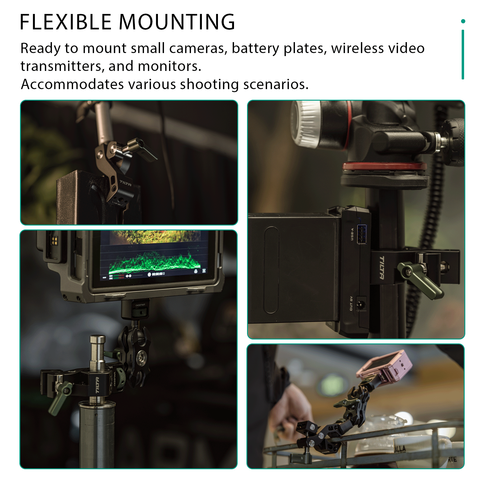 TILTA Accessory Mounting Clamp - Monitor Arm Clamp avis et prix