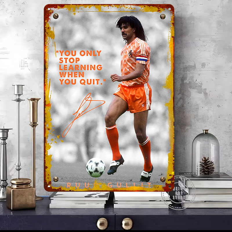 Ruud Gullit Football Player Wa - Desk Setup Poster avis et prix
