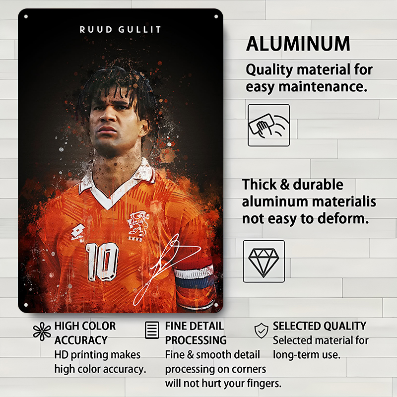 Ruud Gullit Football Player Wa - Desk Setup Poster avis et prix