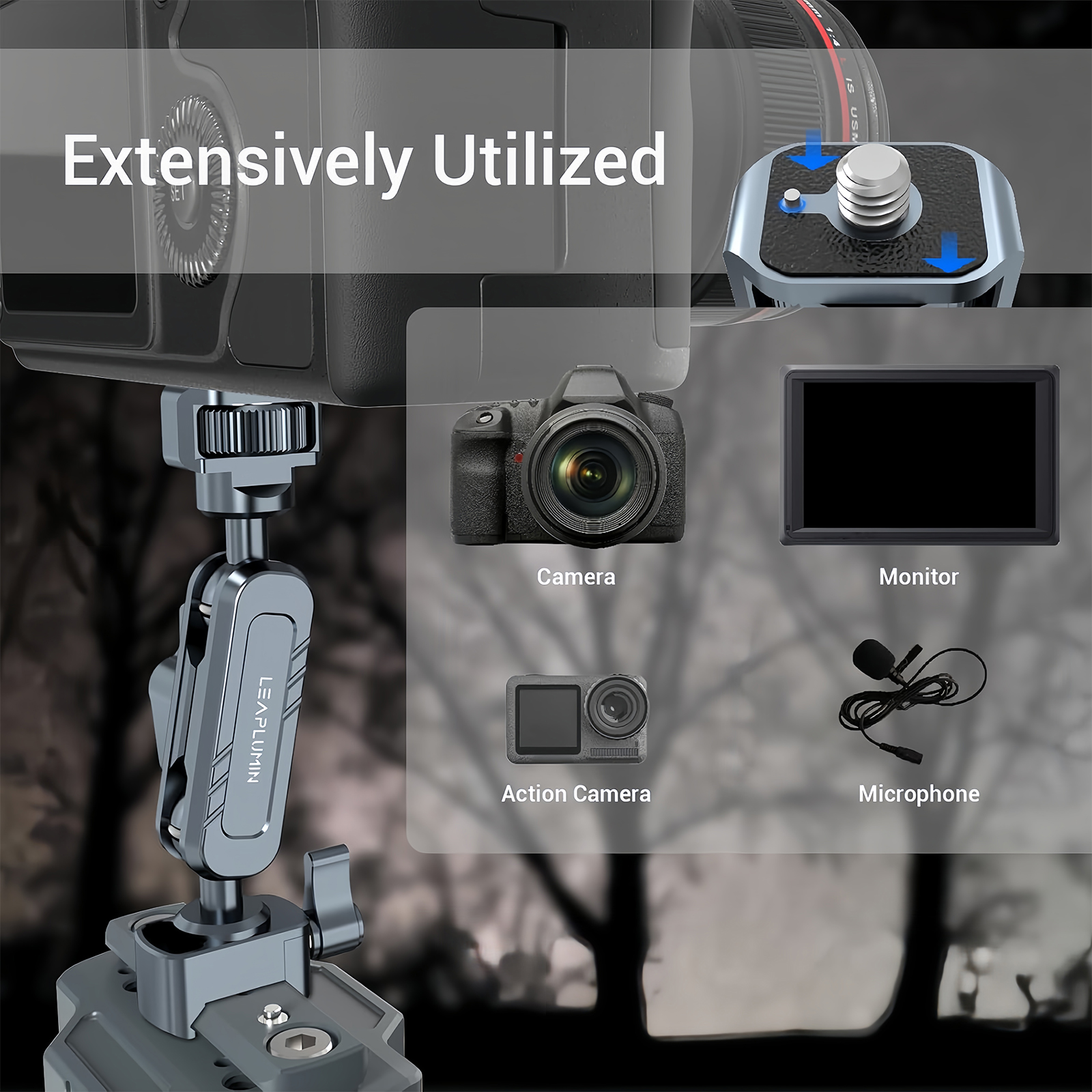 Articulating Magic Arm with NA - Monitor Arm Clamp avis et prix
