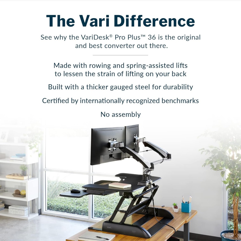 Desk Pro Plus 36, Dual Monitor - Dual Monitor Desk Setup avis et prix