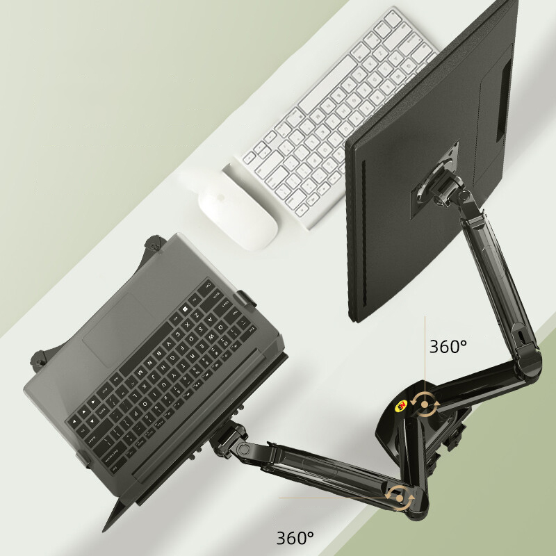 Desktop NB F160 + FP-2 Gas Spr - Dual Monitor Desk Setup avis et prix