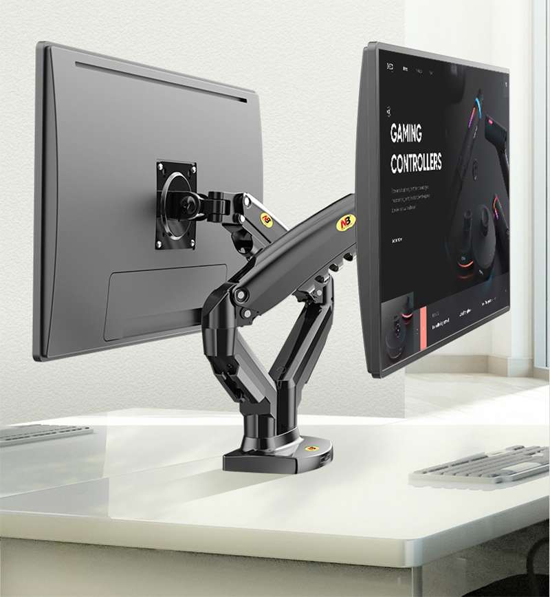 Desktop NB F160 + FP-2 Gas Spr - Dual Monitor Desk Setup avis et prix