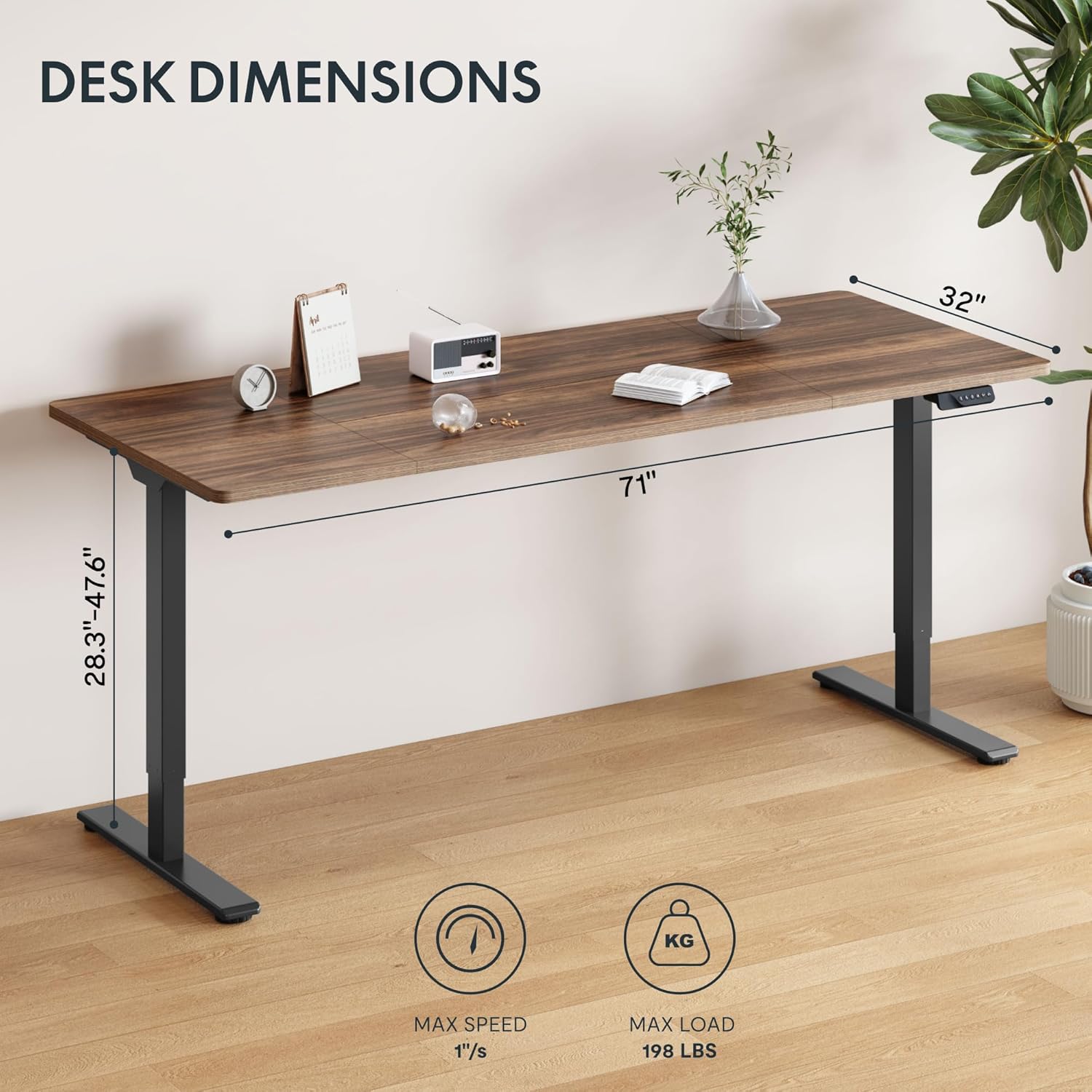 Electric Standing Desk with Du - Dual Monitor Desk Setup avis et prix