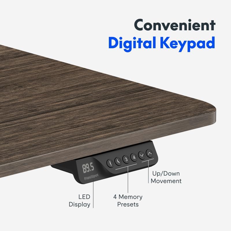 Electric Standing Desk with Du - Dual Monitor Desk Setup avis et prix