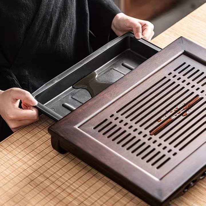 Wooden Tea Set with Water Stor - Desk Drawer Unit avis et prix